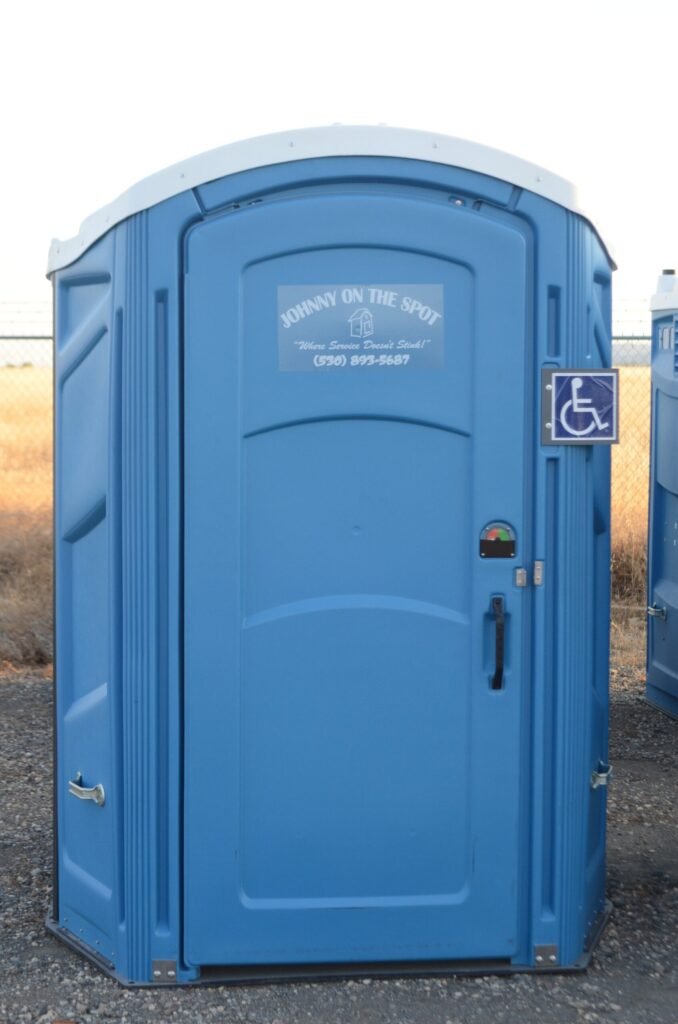 ADA compliant portable toilets